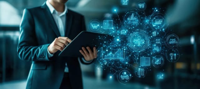 Conceptual image of an enterprise-grade AI cloud platform