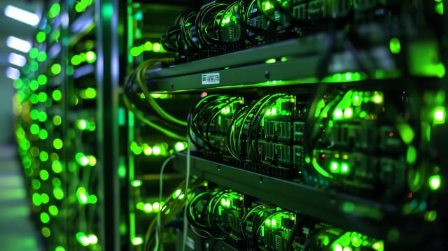 Abstract representation of AI and High-Performance Computing convergence